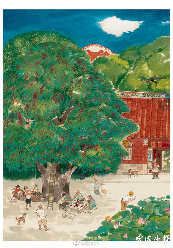 自由式插画师"皇小小"作品