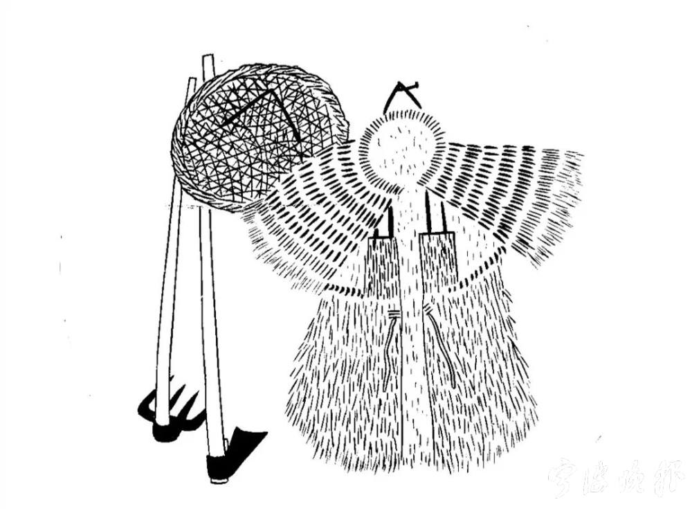 《蓑衣》江南农民与蓑衣的感情,如战士之于铠甲.