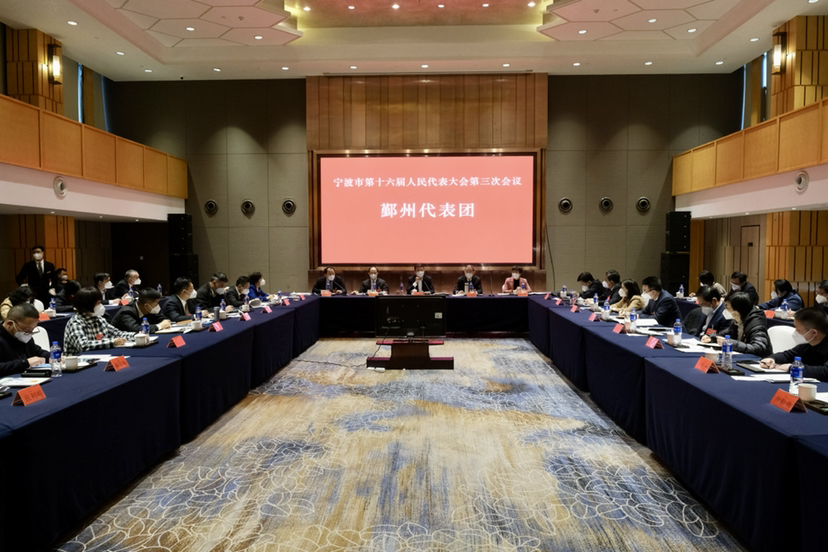 汤飞帆参加鄞州代表团审议：锚定“首善”攀高峰 奋力争先谱新篇